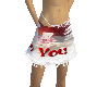 valentine day miniskirt