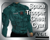 Space trooper Chest Cyan