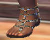 Steampunk Flat Sandals