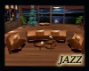Jazzie-Copper Sofa Set