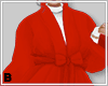 (B) Red velvet Kimono