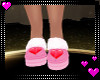 Gnome Vday Slippers Pink