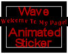 Welcome HP Wave Sticker