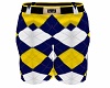 STEM Golf ShortBlueYello