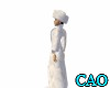 CAO White Fluffy Hat