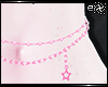 . pink waist chains