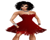 elegant red dress 