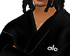 black alo silk robe