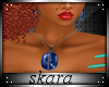 sk:Diamond blue Earrings