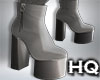 Boots Platform/ Silver M