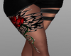 Legs Tattoo Gothic RLL