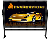Lamborghini on a board