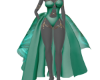 Malachite Goddess Gown