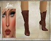 ~J ~LACED BOOTLEATHR  BR