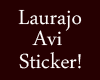 Laurajo Avi Sticker!