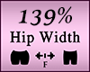 Hip Butt Scaler 139%