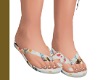 Flower sandals