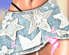 Star Jeans Skirt RSL