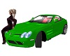 Drifting Car Green 0024