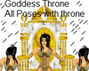 {A}Goddess Throne