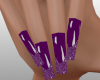 Purple Nails Long