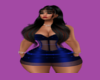 Dk Blue Sparkle Dress