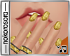 n. Glitter Gold Nails