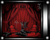 animated red curtain