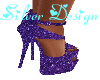 Purple Glitter Heels V2