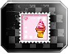 Pink Ice Cream Stamp