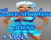 Lace strapless dress BT