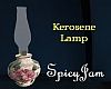 Kerosene Lamp Purple