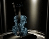 Metal Art Violin Statue