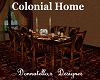 colonial home dinning