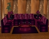 TJ Burgandy Couch Set