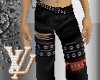 [Yu] Belty Black Pants