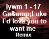 Ge&Luke I`d love you