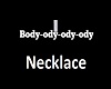 M I Order Necklace