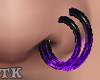 Purple Black Nose Ring