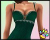 *J* Emerald Lace Gown