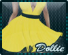 Retro Dress - Yellow