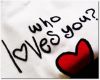 who loves you sticker