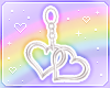 🌙 Heart Earing Silver