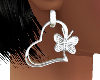 SL Heart&Butterfly Earri