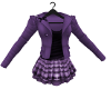 Purple School Girl