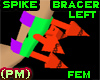 (PM)Spike Bracer L) Fem