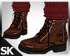 Fall Boots w/Sock Mauve