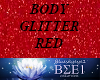Full Body Glitter Red