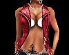 Red Sexi Leather Vest