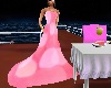 Pink Gown Strapless